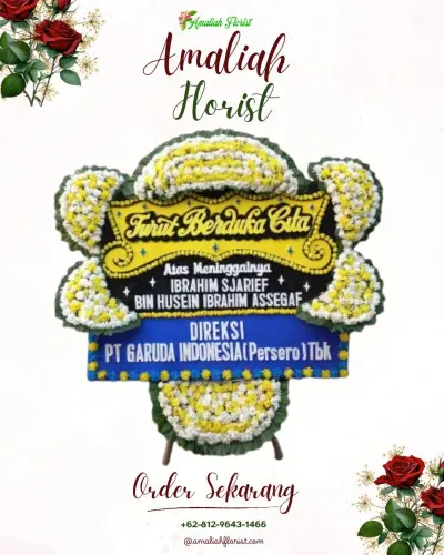 Papan Bunga Duka di Babakan Pasar